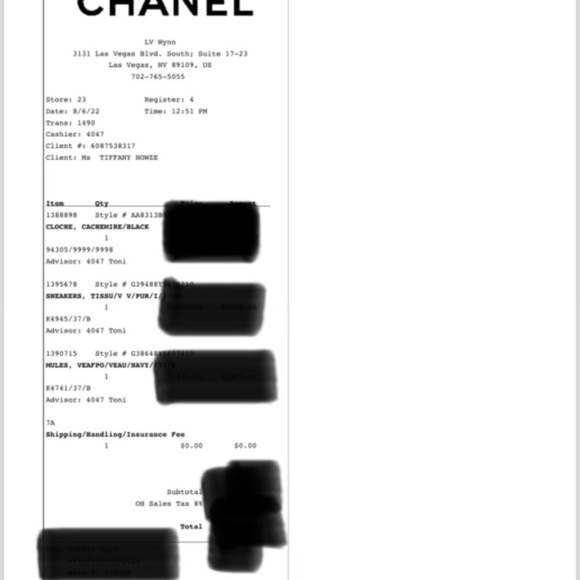 Chanel 100% Cashmere Black with Gold Sequin Beanie - Picture 6 of 10